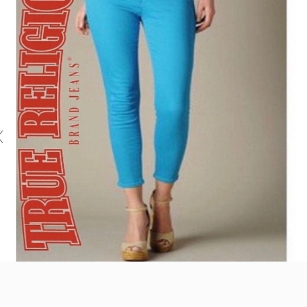 True Religion Blue Skinny Jeans